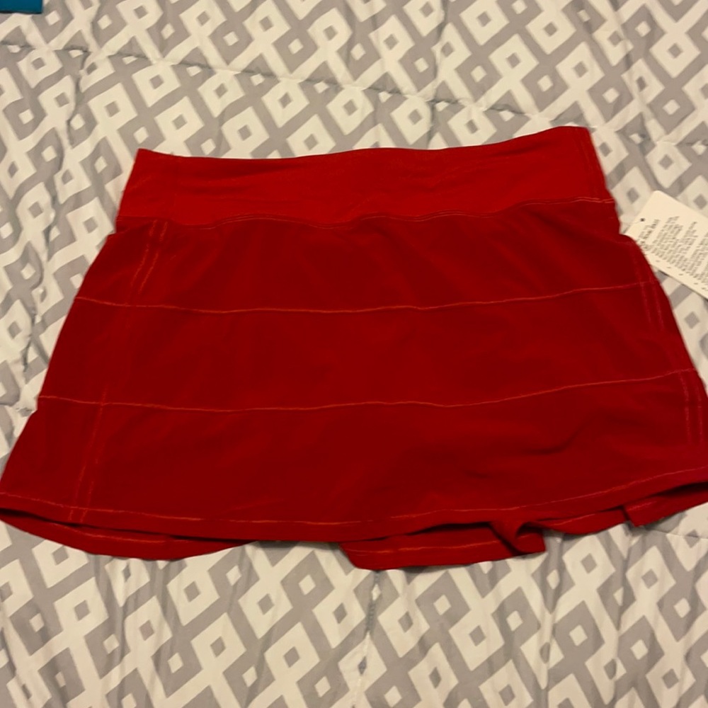 Dark Red Pace Rival Tall Skirt. Size 10